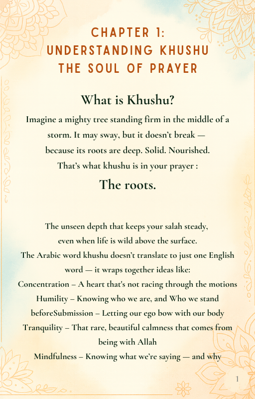 Unlocking Khushu Bringing Life Back to Your Salah