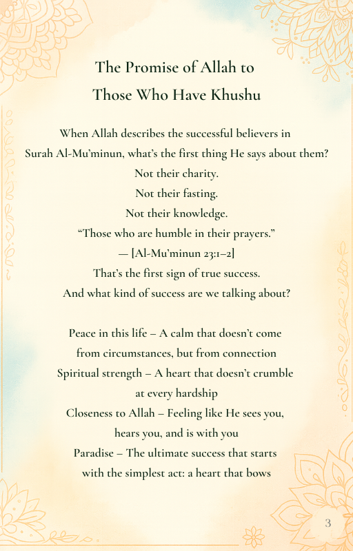 Unlocking Khushu Bringing Life Back to Your Salah