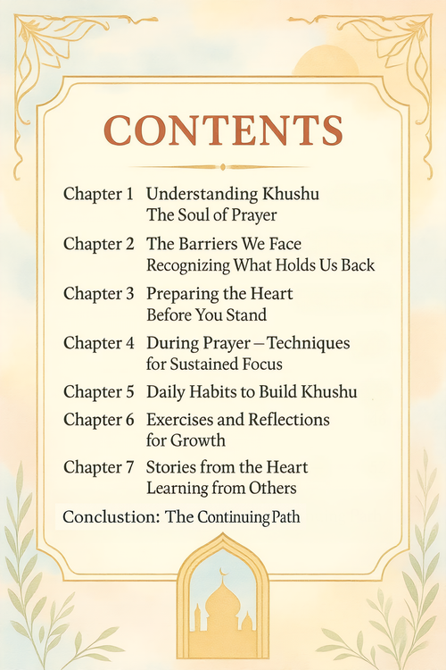 Unlocking Khushu Bringing Life Back to Your Salah